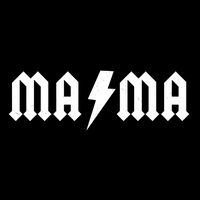 Funny MAMA Rocker Logo 7-Panel Snapback Hat