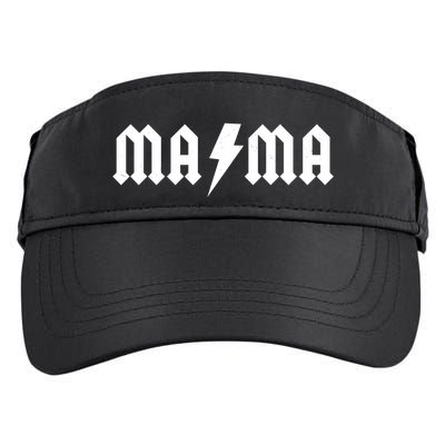 Funny MAMA Rocker Logo Adult Drive Performance Visor