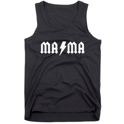 Funny MAMA Rocker Logo Tank Top