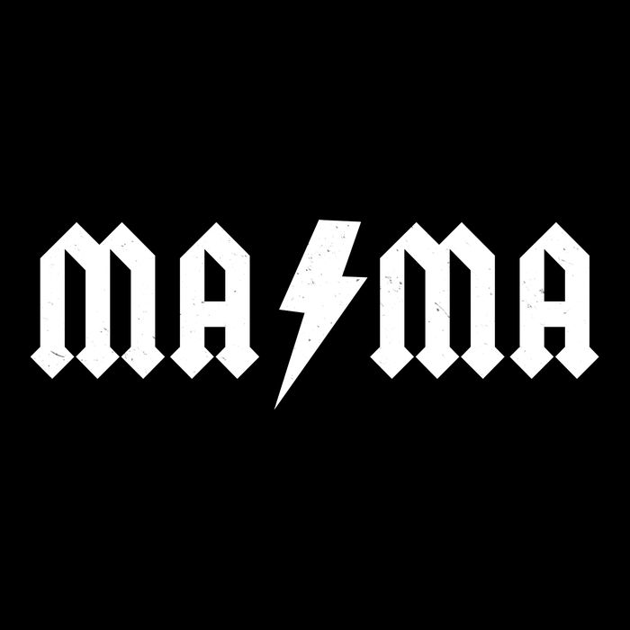 Funny MAMA Rocker Logo Toddler T-Shirt
