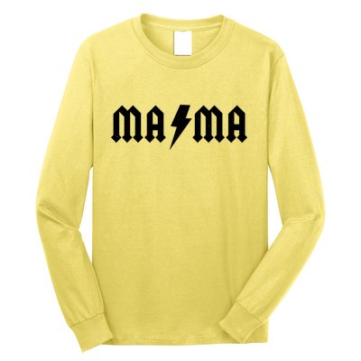 Funny MAMA Rocker Logo Long Sleeve Shirt