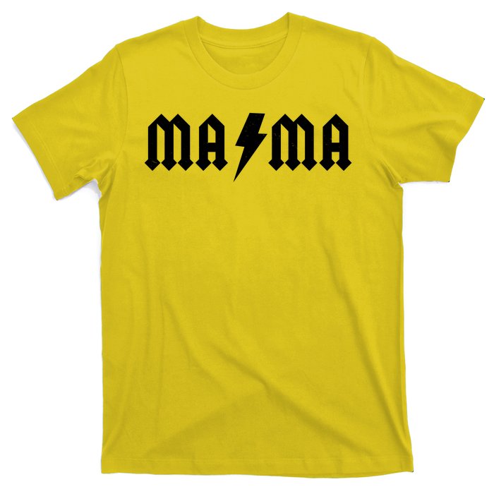 Funny MAMA Rocker Logo T-Shirt