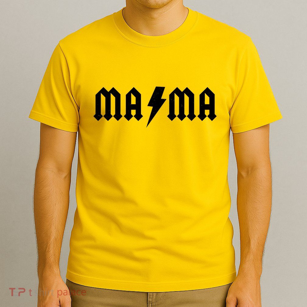 Funny MAMA Rocker Logo T-Shirt