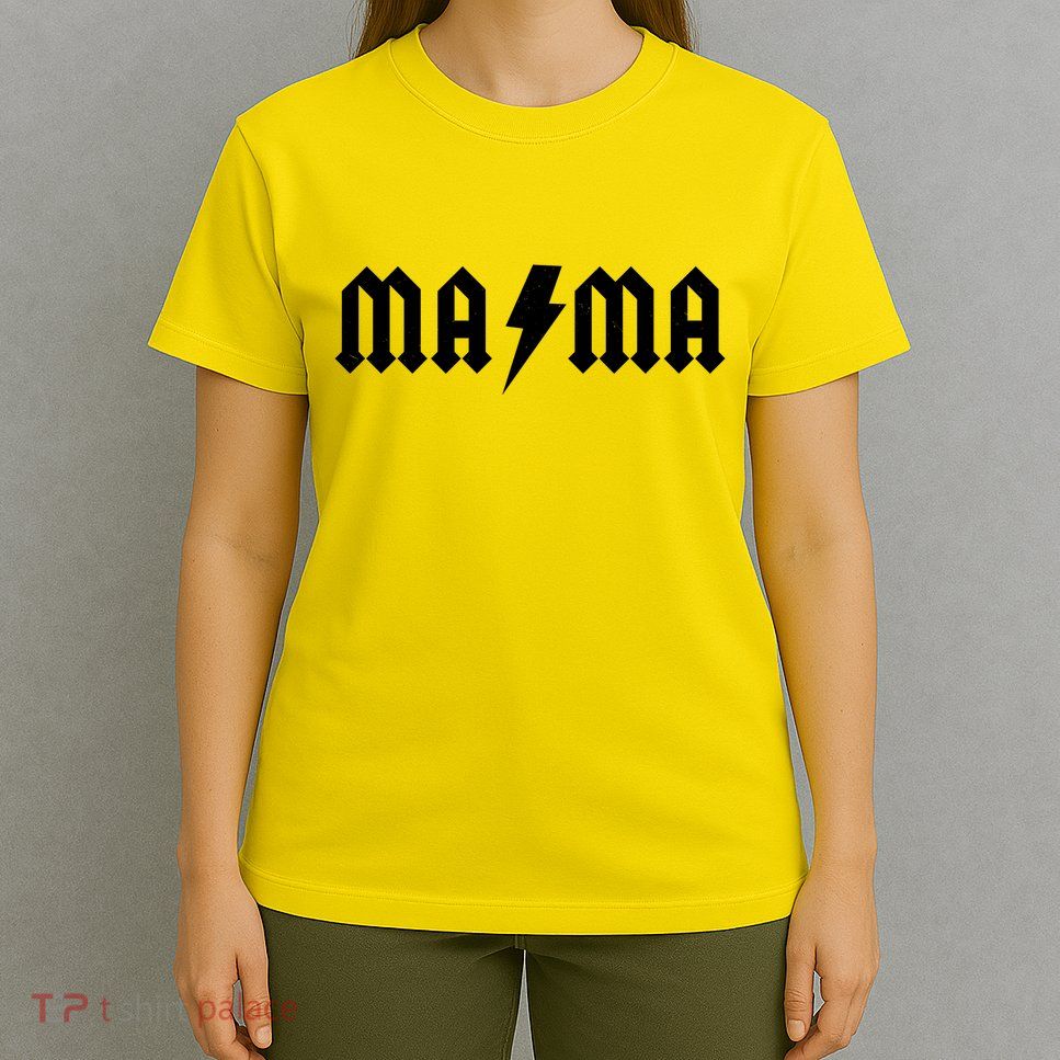 Funny MAMA Rocker Logo T-Shirt