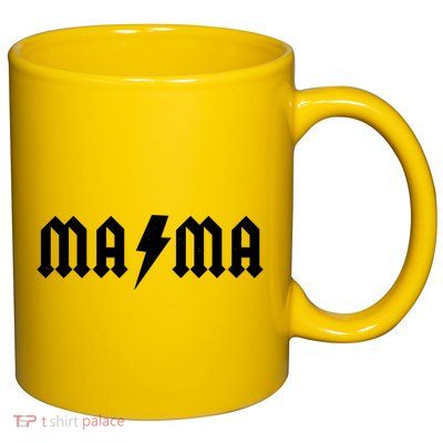 Funny MAMA Rocker Logo 11oz C Handle Ceramic Mug
