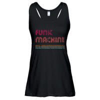 Funk Machine Retro Disco Theme Lover Funky Vintage Ladies Essential Flowy Tank