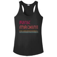 Funk Machine Retro Disco Theme Lover Funky Vintage Ladies PosiCharge Competitor Racerback Tank