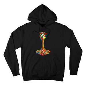 Funny Melting Rubik Rubix Rubics Player Cube Lovers Hoodie