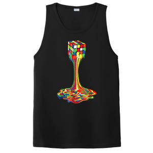 Funny Melting Rubik Rubix Rubics Player Cube Lovers PosiCharge Competitor Tank