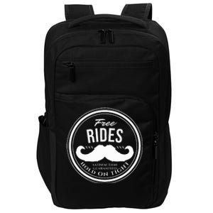 Free Mustache Rides Crude Impact Tech Backpack