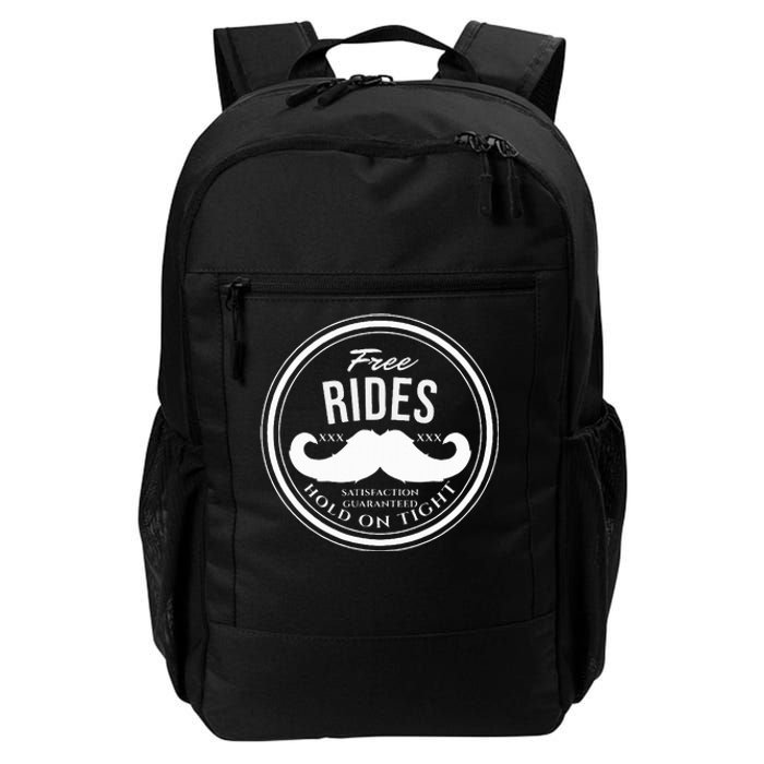 Free Mustache Rides Crude Daily Commute Backpack