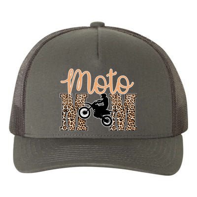 Funny Motocross Rracing Dirt Bike Mom Gift Yupoong Adult 5-Panel Trucker Hat