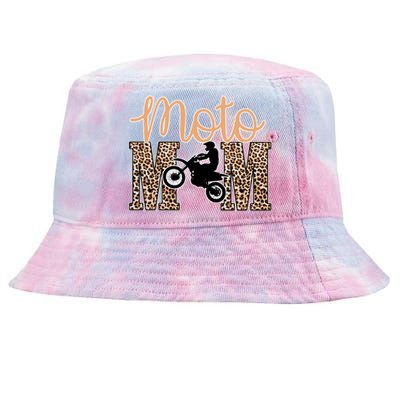 Funny Motocross Rracing Dirt Bike Mom Gift Tie-Dyed Bucket Hat