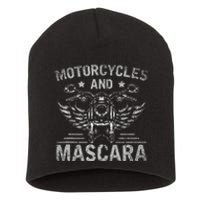 Funny Motorcycle Riding Women Mascara Biker Short Acrylic Beanie