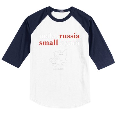 Funny Make Russia Small Again Baseball Sleeve Shirt