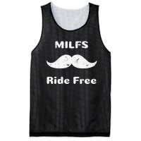 Free Mustache Rides MILFS Ride Free Mesh Reversible Basketball Jersey Tank