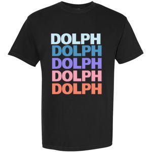 Funny Modern Repeated Text Design Dolph Garment-Dyed Heavyweight T-Shirt