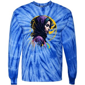 Fasting Mode Ramadan On Ramadan Kareem MuBarak Gift Tie-Dye Long Sleeve Shirt