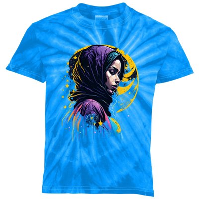 Fasting Mode Ramadan On Ramadan Kareem MuBarak Gift Kids Tie-Dye T-Shirt