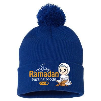 Fasting Mode Ramadan On Cute Gift Cool Islamic Gift Idea Funny Gift Pom Pom 12in Knit Beanie