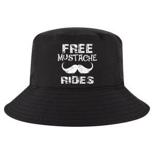 Free Mustache Rides Funny Hipster Mustache Mustache Lovers Cool Comfort Performance Bucket Hat