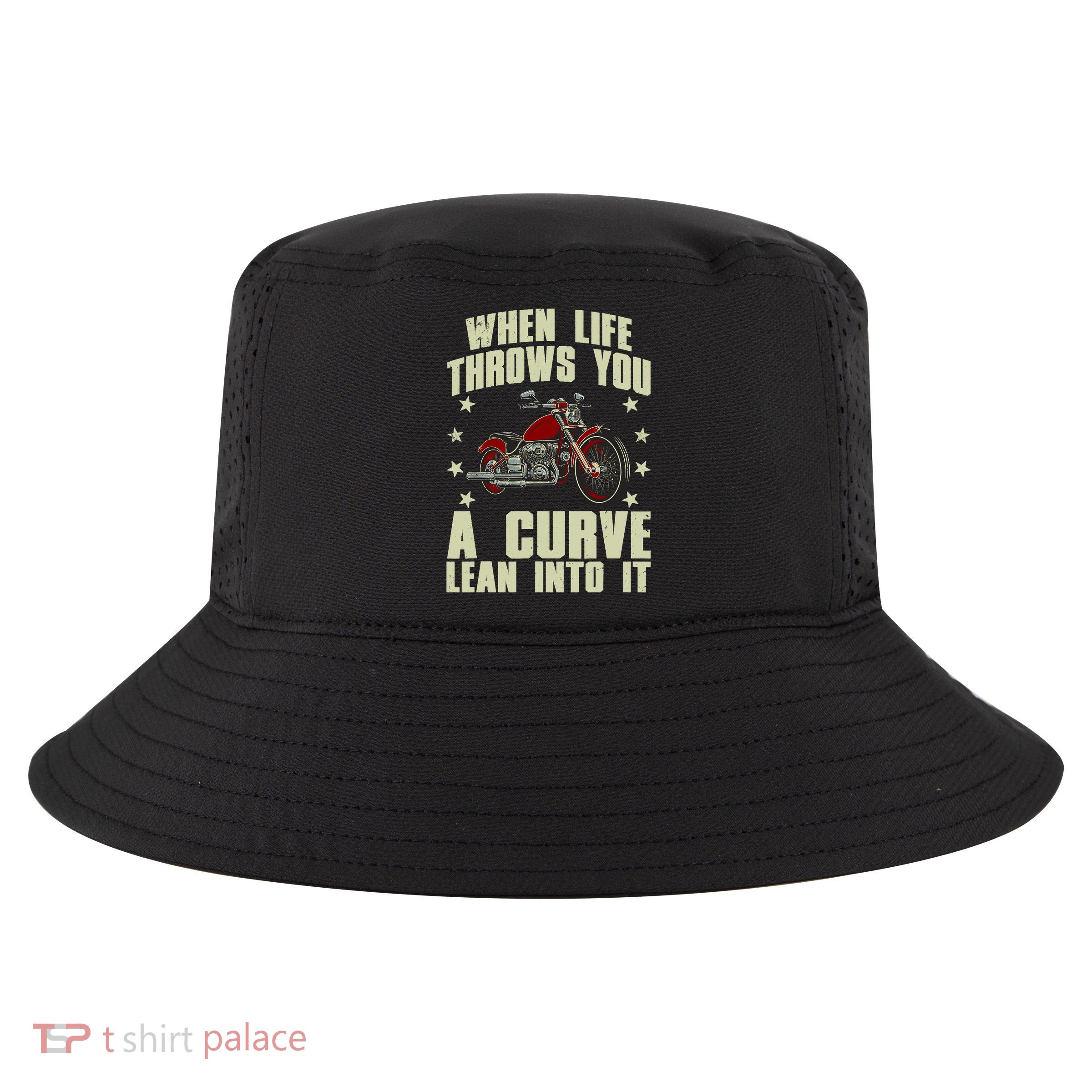 Funny Motorcycle Racer Design For Motorcycle Lover Cool Comfort Performance Bucket Hat