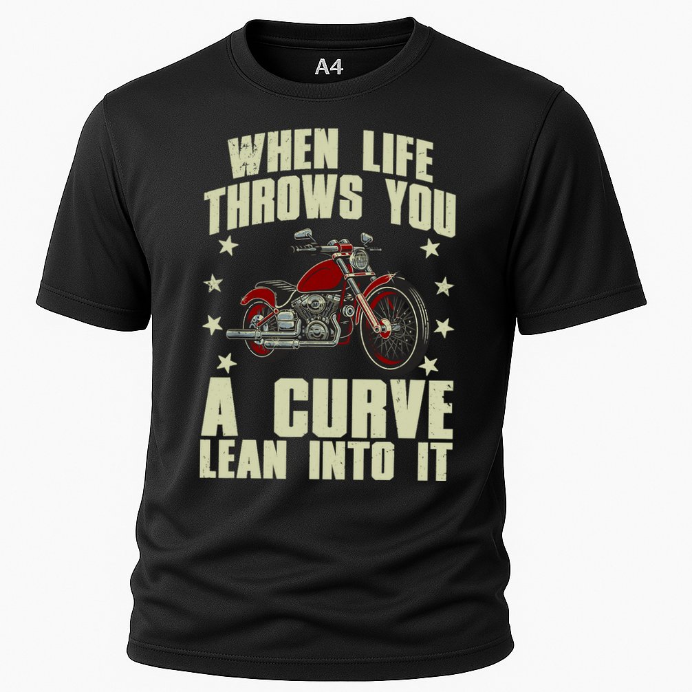Funny Motorcycle Racer Design For Motorcycle Lover Cooling Performance Crew T-Shirt