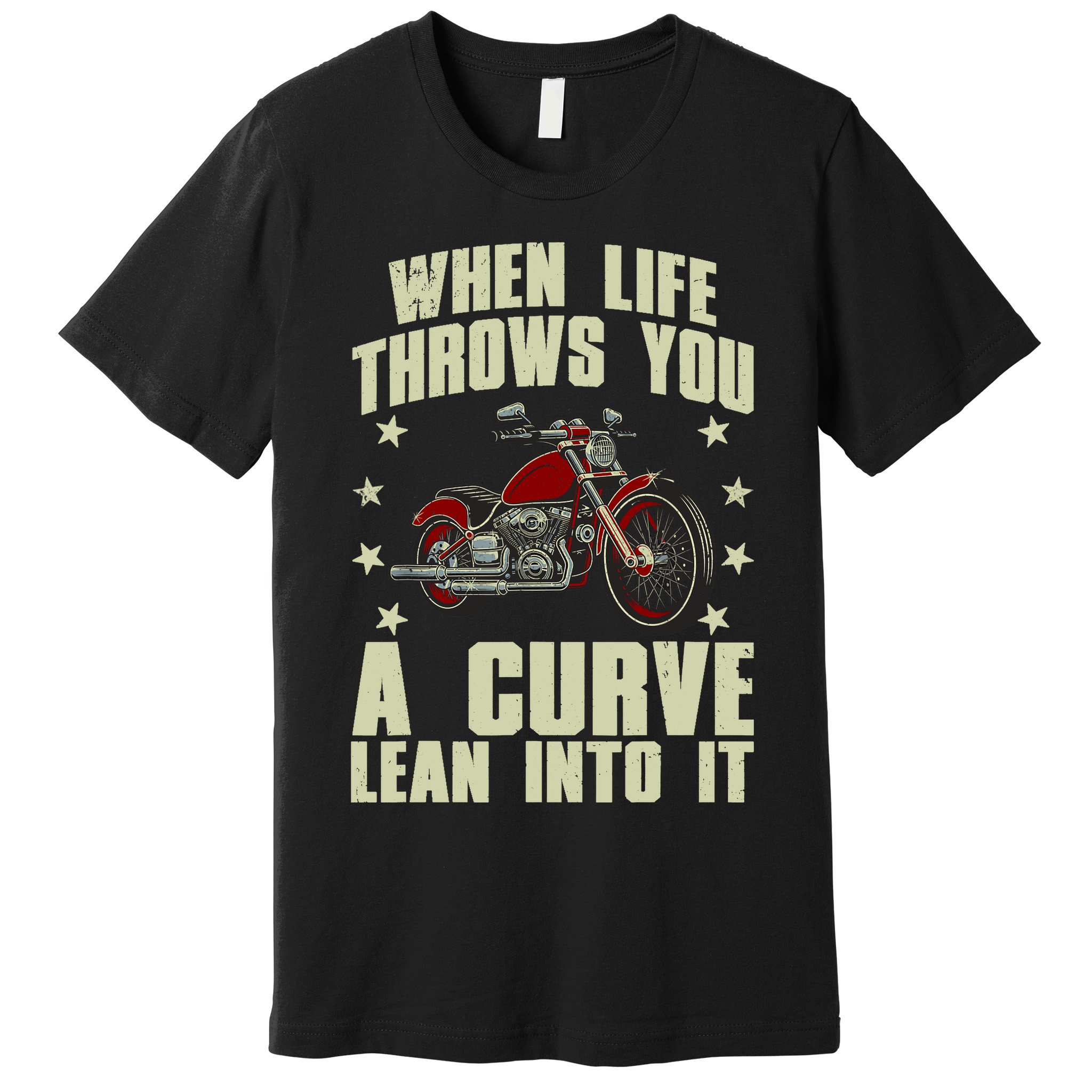 Funny Motorcycle Racer Design For Motorcycle Lover Premium T-Shirt