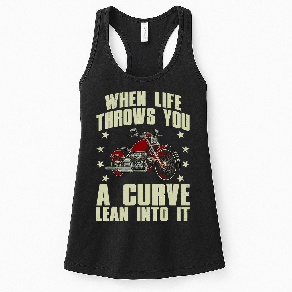 Funny Motorcycle Racer Design For Motorcycle Lover Womens Tank Top