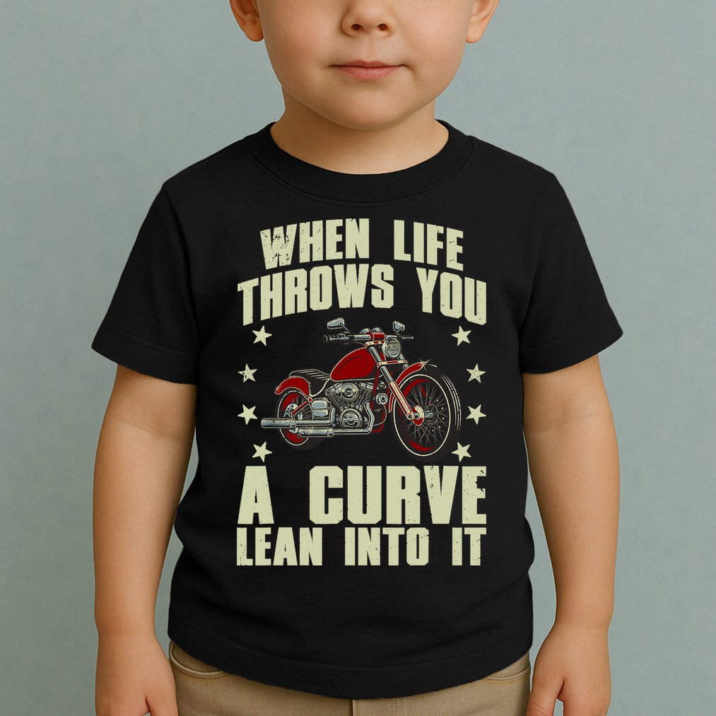 Funny Motorcycle Racer Design For Motorcycle Lover Toddler T-Shirt