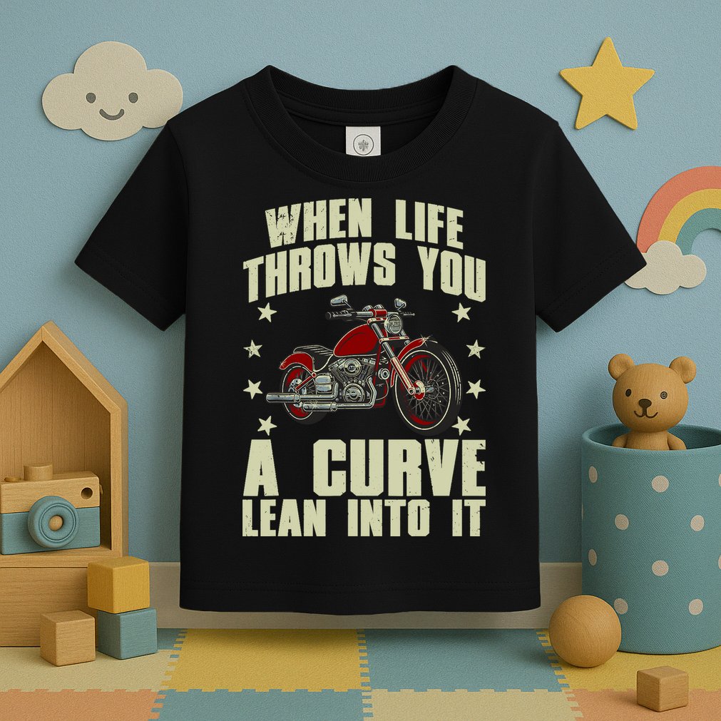 Funny Motorcycle Racer Design For Motorcycle Lover Toddler T-Shirt