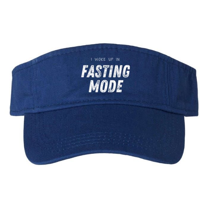 Fasting Muslim Ramadan 2021 Gift I Woke Up In Fasting Mode Gift Valucap Bio-Washed Visor