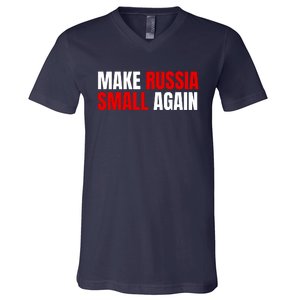 Funny Make Russia Small Again V-Neck T-Shirt