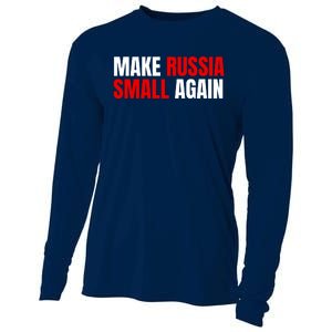 Funny Make Russia Small Again Cooling Performance Long Sleeve Crew