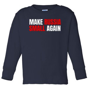 Funny Make Russia Small Again Toddler Long Sleeve Shirt