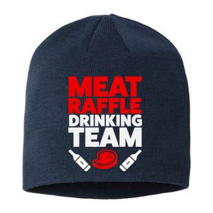 Funny Meat Raffle Drinking Team Buffalo NY Minnesota Sustainable Beanie