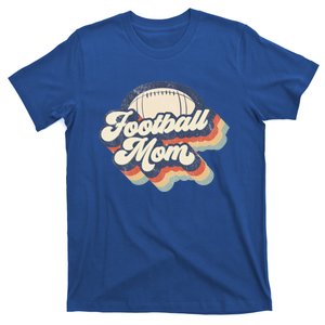 Football Mom Retro American Football Mothers Day Mom Mama Funny Gift T-Shirt