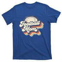 Football Mom Retro American Football Mothers Day Mom Mama Funny Gift T-Shirt