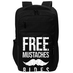 Free Mustache Rides Funny Impact Tech Backpack