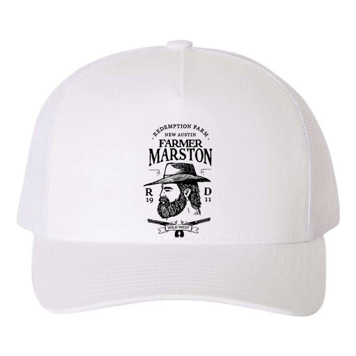 Farmer Marston Redemption Farm New Austin 1911 Yupoong Adult 5-Panel Trucker Hat