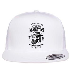 Farmer Marston Redemption Farm New Austin 1911 Flat Bill Trucker Hat