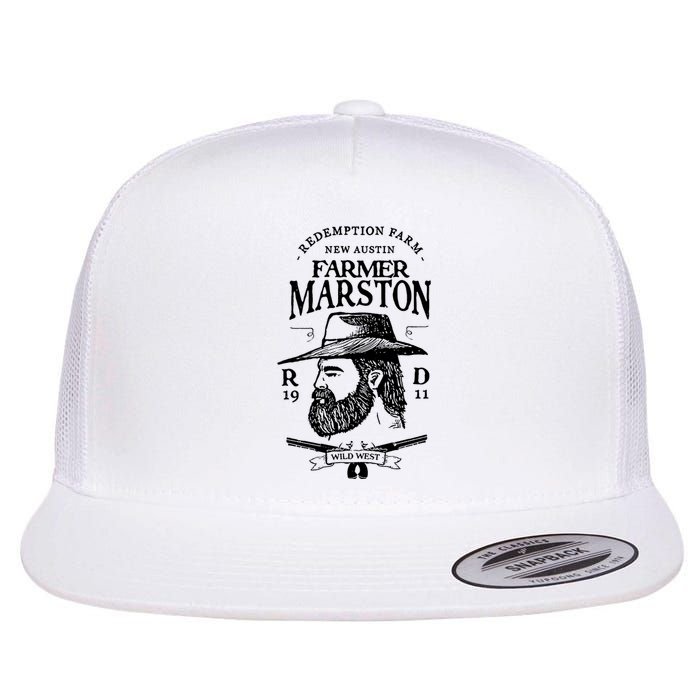 Farmer Marston Redemption Farm New Austin 1911 Flat Bill Trucker Hat