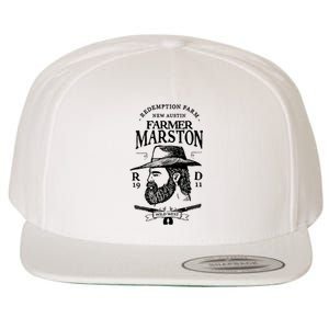 Farmer Marston Redemption Farm New Austin 1911 Wool Snapback Cap