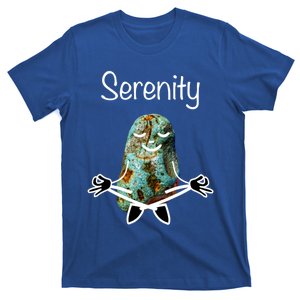 Funny Meditation Rockhound Serenity Lotus Yoga Pose Gift T-Shirt