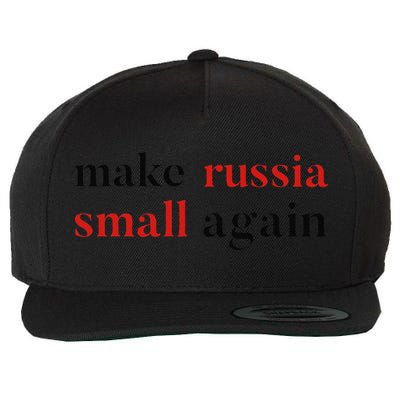 Funny Make Russia Small Again Wool Snapback Cap