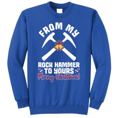 From My Rock Hammer To Yours Merry Christmas! Rockhounding Funny Gift Sweatshirt