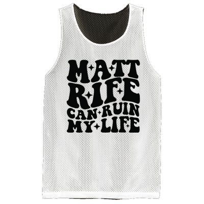 Funny Matt Rife Can Ruin My Life Mesh Reversible Basketball Jersey Tank