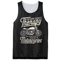 Funny Motorcycle Rider Therapy Vintage Biker Gift Mesh Reversible Basketball Jersey Tank