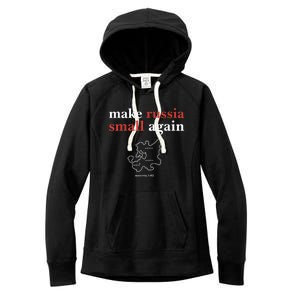 Funny Make Russia Small Again Political Humor Design Women's Fleece Hoodie