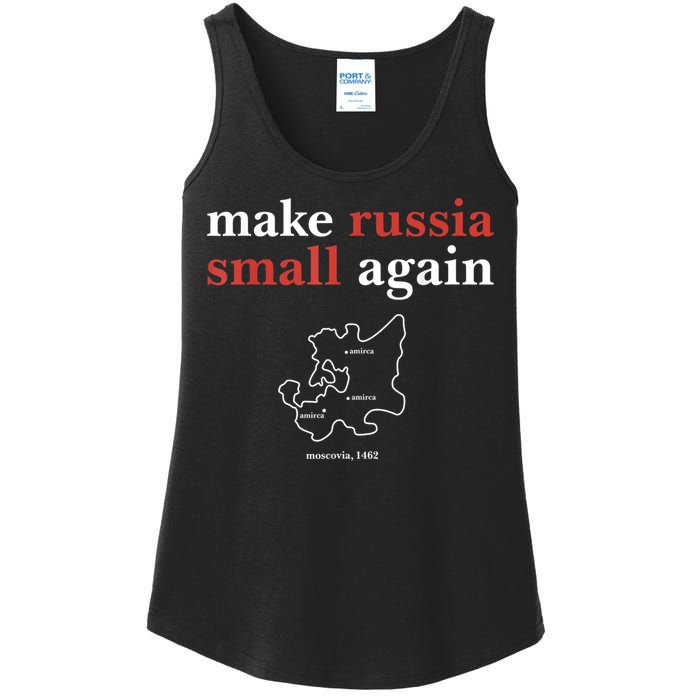 Funny Make Russia Small Again Political Humor Design Ladies Essential Tank